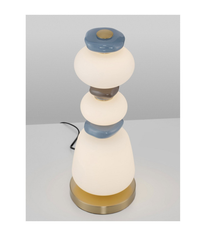Palo Table Lamp Dark Brown Grey Blue Glossy Gold Touch Dimmable LED 23W 1380lm 3000K-5