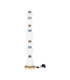 Palo Floor Lamp Dark Brown Grey Blue Glossy Gold Dimmable LED 33W 1980lm 3000K-1
