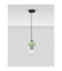 Oneta Slim Pendant Ceiling Light Sage Green Blue Matt Black Triac Dimmable LED 8W 520lm 3000K-3