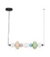 Oneta Bar Pendant Ceiling Light Sage Green Blue Pink Beige Triac Dimmable LED 23W 1495lm 3000K-1