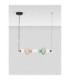 Oneta Bar Pendant Ceiling Light Sage Green Blue Pink Beige Triac Dimmable LED 23W 1495lm 3000K-3