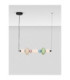 Oneta Bar Pendant Ceiling Light Sage Green Blue Pink Beige Triac Dimmable LED 23W 1495lm 3000K-4