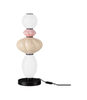 Oneta Table Lamp Sage Pink Beige Matt Black Touch Dimmable LED 16W 960lm 3000K-1