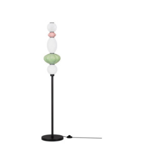 Oneta Floor Lamp Sage Pink Green Matt Black Dimmable LED 19W 1140lm 3000K-1