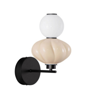 Oneta Wall Lamp Sage Beige Matt Black Triac Dimmable LED 8W 520lm 3000K-1