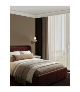 Oneta Wall Lamp Sage Beige Matt Black Triac Dimmable LED 8W 520lm 3000K-2