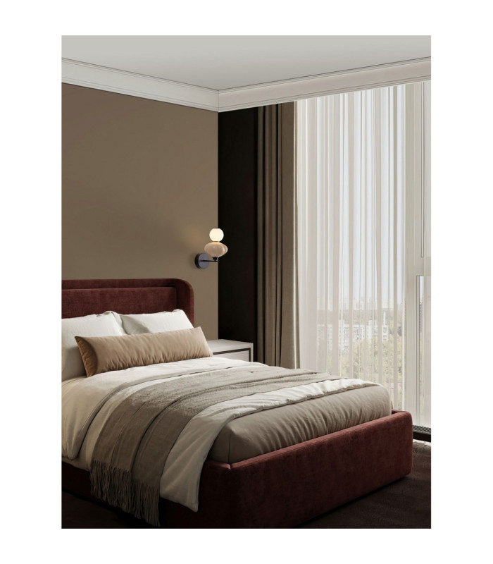 Oneta Wall Lamp Sage Beige Matt Black Triac Dimmable LED 8W 520lm 3000K-2