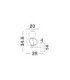 Oneta Wall Lamp Sage Beige Matt Black Triac Dimmable LED 8W 520lm 3000K-6