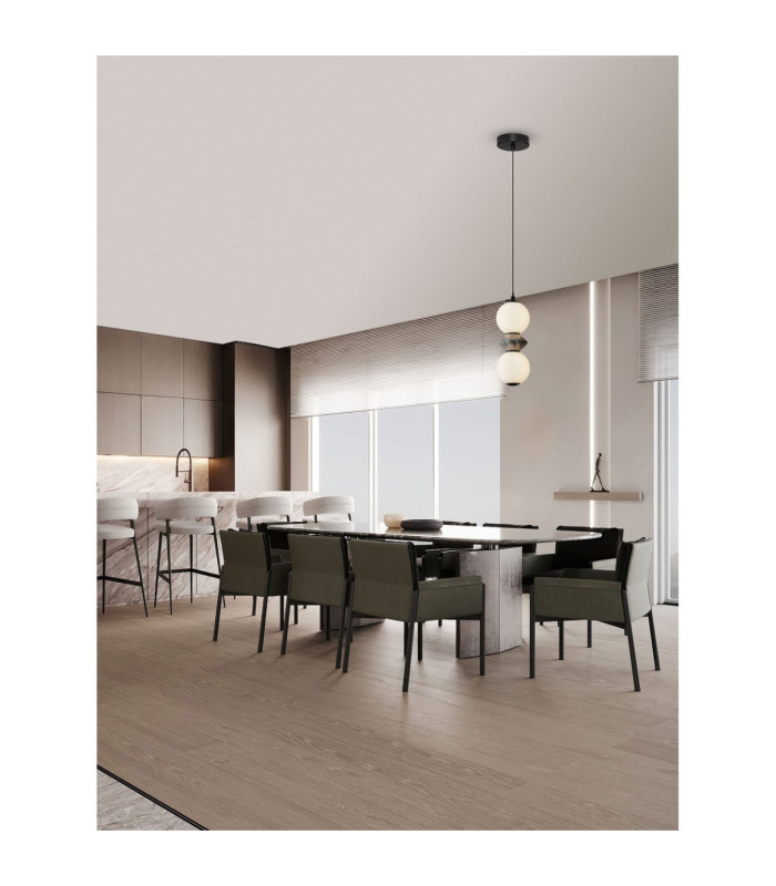 Pallina Slim Pendant Ceiling Light Dark Grey Matt Black Triac Dimmable LED 10W 600lm 3000K-2