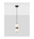 Pallina Slim Pendant Ceiling Light Dark Grey Matt Black Triac Dimmable LED 10W 600lm 3000K-4