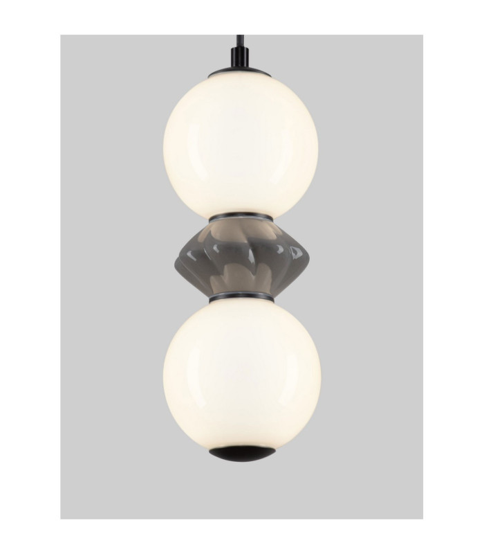 Pallina Slim Pendant Ceiling Light Dark Grey Matt Black Triac Dimmable LED 10W 600lm 3000K-5