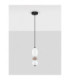 Pallina Slim Pendant Ceiling Light Mocha Matt Black Triac Dimmable LED 12W 720lm 3000K-3
