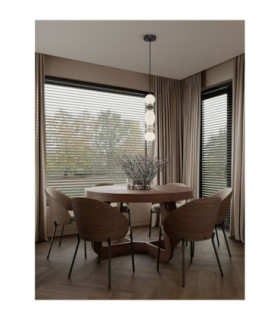 Pallina Slim Pendant Ceiling Light Dark Grey Light Grey Matt Black Triac Dimmable LED 14W 840lm 3000K-2