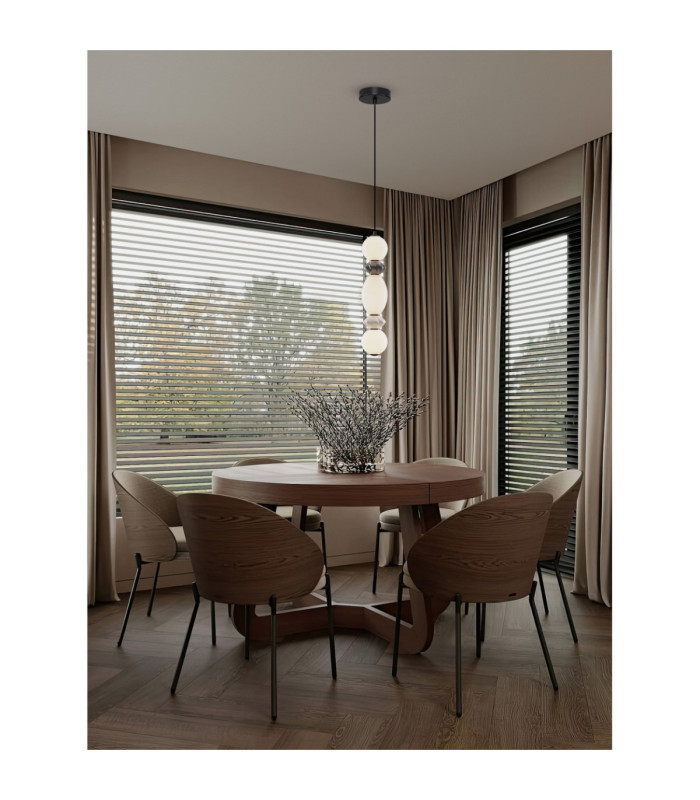 Pallina Slim Pendant Ceiling Light Dark Grey Light Grey Matt Black Triac Dimmable LED 14W 840lm 3000K-2