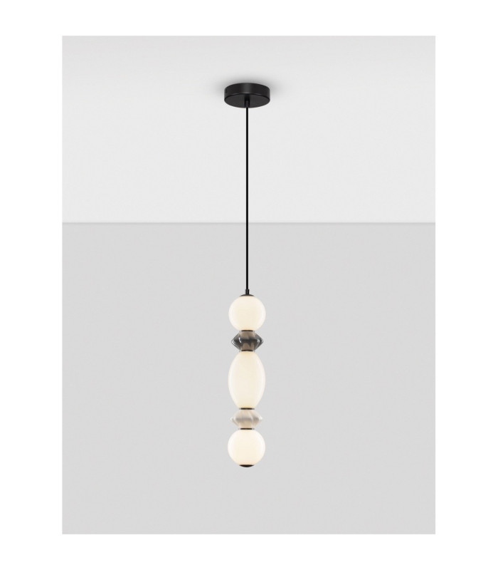 Pallina Slim Pendant Ceiling Light Dark Grey Light Grey Matt Black Triac Dimmable LED 14W 840lm 3000K-4