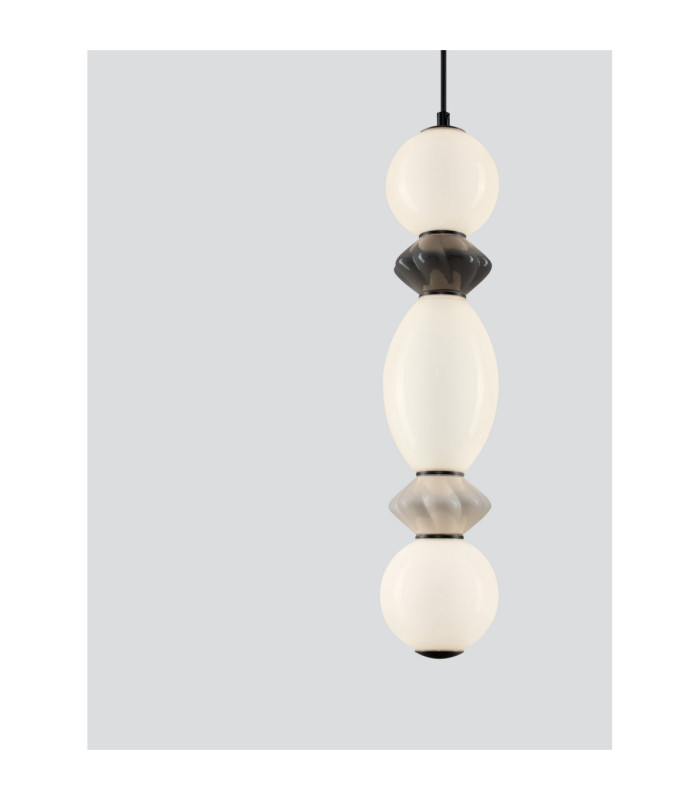 Pallina Slim Pendant Ceiling Light Dark Grey Light Grey Matt Black Triac Dimmable LED 14W 840lm 3000K-5