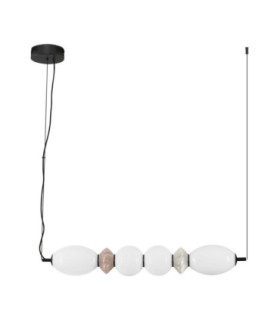 Pallina Bar Pendant Ceiling Light Mocha Light Grey Matt Black Triac Dimmable LED 28W 1680lm 3000K-1