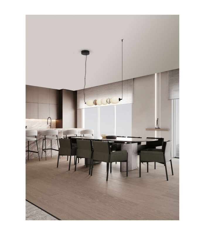 Pallina Bar Pendant Ceiling Light Mocha Light Grey Matt Black Triac Dimmable LED 28W 1680lm 3000K-2