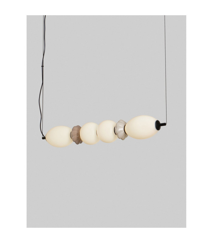 Pallina Bar Pendant Ceiling Light Mocha Light Grey Matt Black Triac Dimmable LED 28W 1680lm 3000K-5