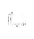 Pallina Bar Pendant Ceiling Light Mocha Light Grey Matt Black Triac Dimmable LED 28W 1680lm 3000K-6