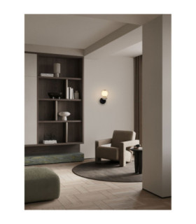Pallina Globe Wall Lights Light Grey Matt Black Triac Dimmable LED 6W 360lm 3000K-2