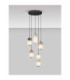 Pallina Cluster Pendant Ceiling Light Mocha Light Grey Dark Grey Matt Black Triac Dimmable LED 28W 1680lm 3000K-4