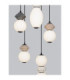 Pallina Cluster Pendant Ceiling Light Mocha Light Grey Dark Grey Matt Black Triac Dimmable LED 28W 1680lm 3000K-5