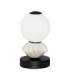 Pallina Globe Table Lamp Light Grey Matt Black Touch Dimmable LED 6W 360lm 3000K-1
