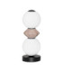 Pallina Globe Table Lamp Mocha Matt Black Touch Dimmable LED 12W 720lm 3000K-1