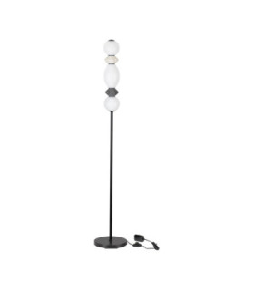 Pallina Floor Lamp Dark Grey Light Grey Matt Black Dimmable LED 16W 960lm 3000K-1