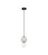 Noesis Slim Pendant Ceiling Light  Grey Matt Black LED 4W 240lm 3000K-1