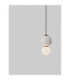 Noesis Slim Pendant Ceiling Light  Grey Matt Black LED 4W 240lm 3000K-5
