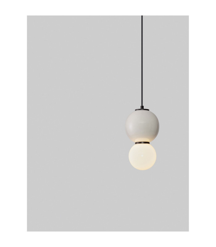 Noesis Slim Pendant Ceiling Light  Grey Matt Black LED 4W 240lm 3000K-5