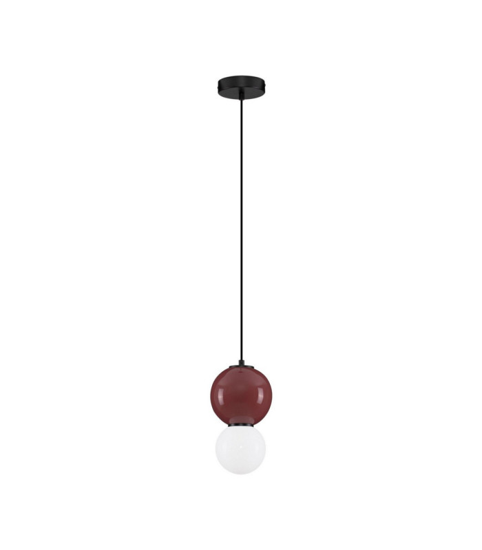 Noesis Slim Pendant Ceiling Light Bordeaux Matt Black LED 4W 240lm 3000K-1