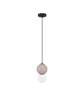 Noesis Slim Pendant Ceiling Light Mocha Matt Black LED 4W 240lm 3000K-1