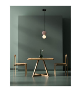 Noesis Slim Pendant Ceiling Light Mocha Matt Black LED 4W 240lm 3000K-2