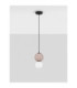 Noesis Slim Pendant Ceiling Light Mocha Matt Black LED 4W 240lm 3000K-3