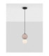 Noesis Slim Pendant Ceiling Light Mocha Matt Black LED 4W 240lm 3000K-4