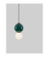 Noesis Slim Pendant Ceiling Light Green Matt Black LED 4W 240lm 3000K-5
