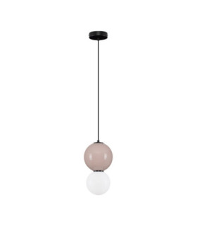 Noesis Slim Pendant Ceiling Light Mocha Matt Black LED 6W 360lm 3000K-1