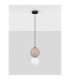 Noesis Slim Pendant Ceiling Light Mocha Matt Black LED 6W 360lm 3000K-3