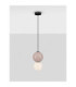 Noesis Slim Pendant Ceiling Light Mocha Matt Black LED 6W 360lm 3000K-4