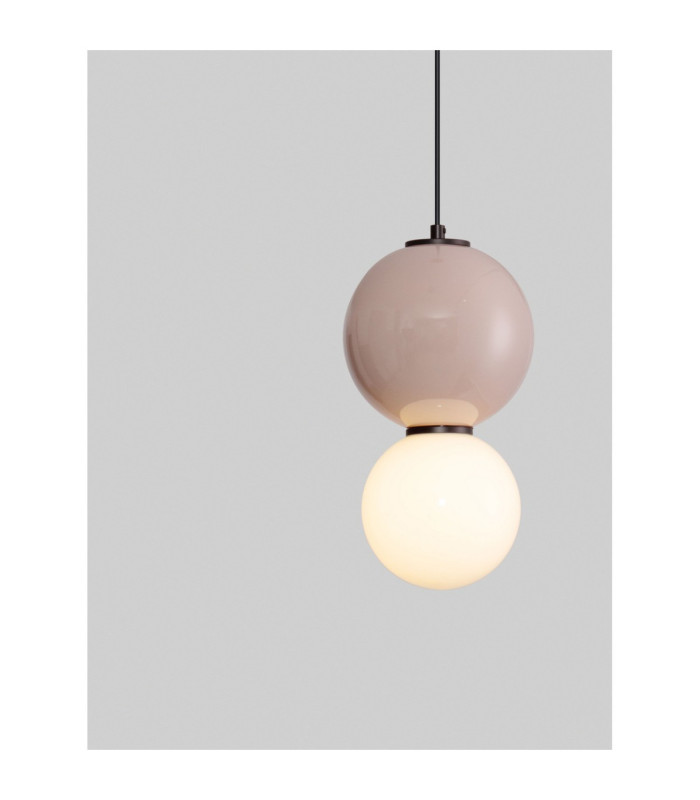 Noesis Slim Pendant Ceiling Light Mocha Matt Black LED 6W 360lm 3000K-5