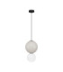 Noesis Globe Pendant Ceiling Light  Grey Matt Black LED 7W 420lm 3000K-1