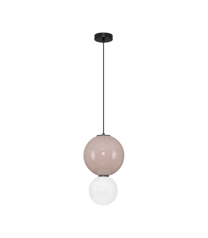Noesis Globe Pendant Ceiling Light Mocha Matt Black LED 7W 420lm 3000K-1