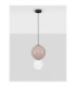 Noesis Globe Pendant Ceiling Light Mocha Matt Black LED 7W 420lm 3000K-3