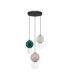Noesis Cluster Pendant Ceiling Light Green Mocha Light Grey LED 14W 840lm 3000K-1