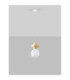 Clio Short Slim Pendant Ceiling Light Yellow Matt White E14 1x5W-3