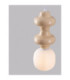 Clio Slim Pendant Ceiling Light Yellow Matt White E14 1x5W-5