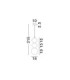 Clio Slim Pendant Ceiling Light Pink Matt White E14 1x5W-6